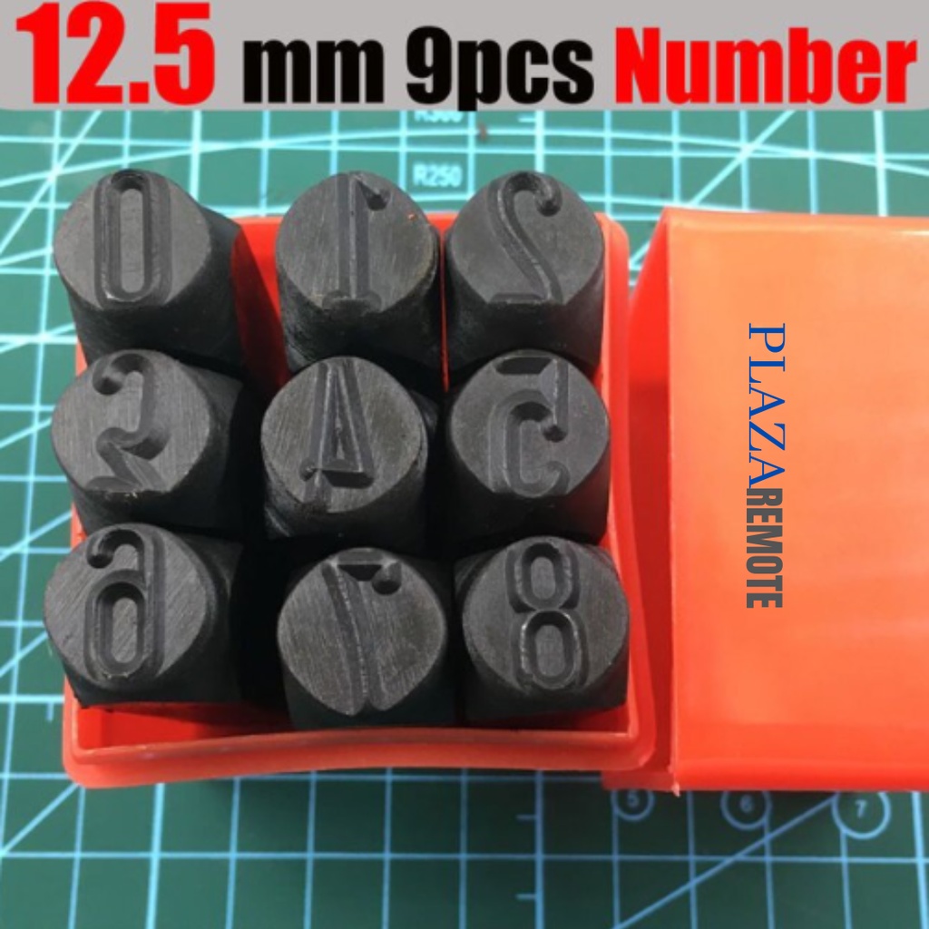 

STEMPEL CETAKAN KETOK ANGKA NOMOR 0 - 9 LOBANG BAJA KULIT DLL 3-12,5 MM