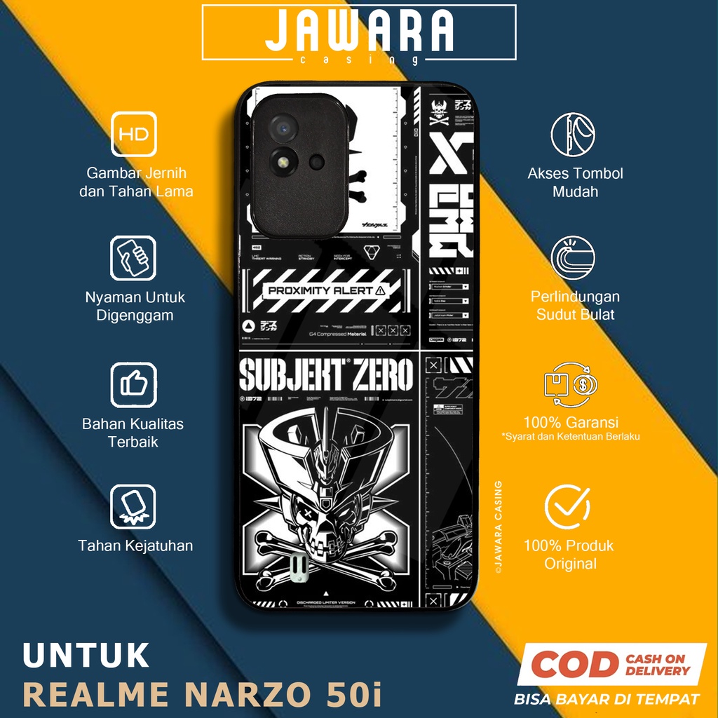Case Realme Narzo 50i Casing Realme Narzo 50i Jawara Casing [RBTJ] Case Glossy Case Aesthetic Custom