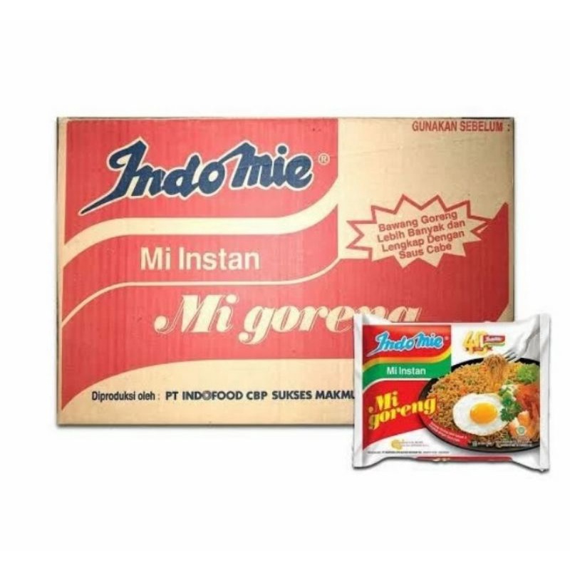 

INDOMIE MIE INSTANT GORENG ECER 1 DUS KARTON PCS