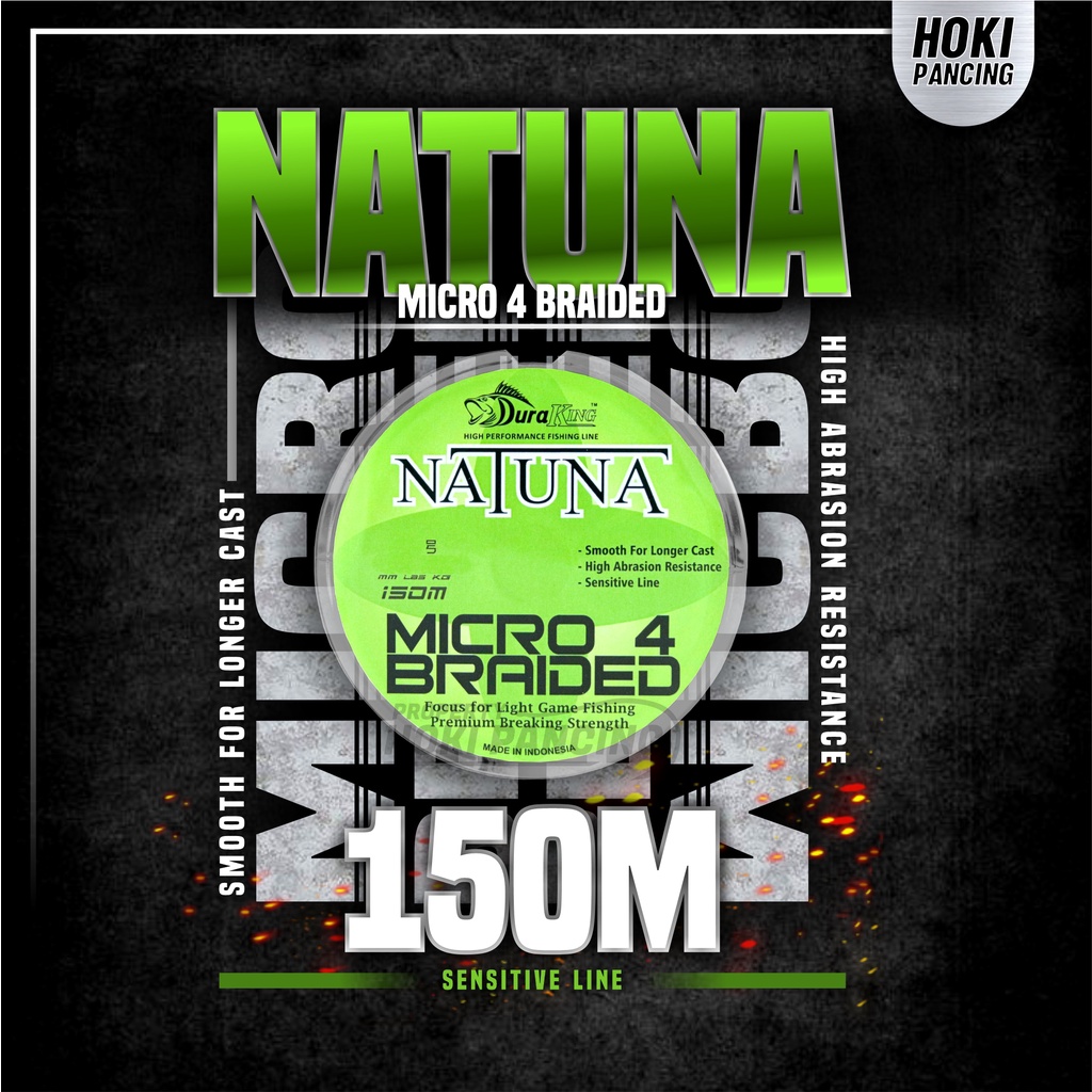 DURAKING NATUNA 4X SENAR PANCING | GT BRAID 1000 METER | BENANG PE MULTICOLOUR 150 300 METER PE ULTR