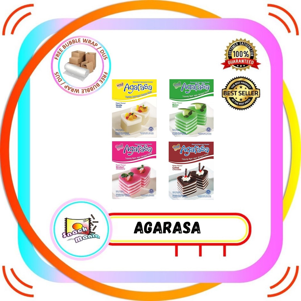 

AGARASA Nutrijell Agar Agar Powder 10gr Bubuk Tepung Jelly Puding