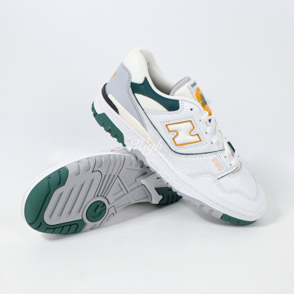 New Balance 550 White Nightwatch Green Grey BB550PWC 100% Original