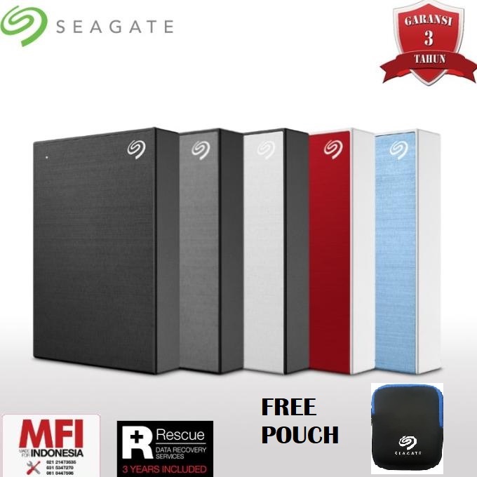 Seagate One Touch HDD Eksternal 1 TB 2 TB 4 TB 5 TB Tera USB 3.2 Hardisk Original Garansi Resmi - MF