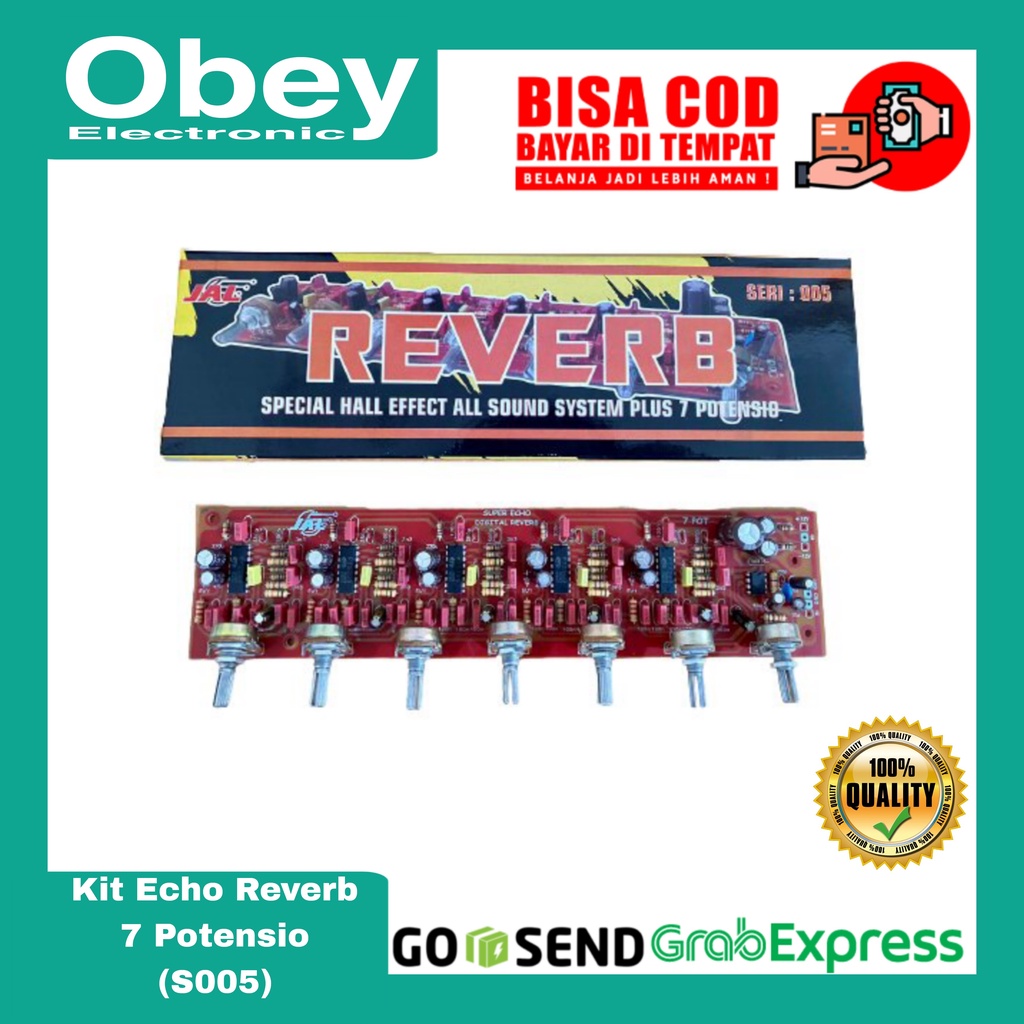 Kit Echo Reverb 7 Potensio S005