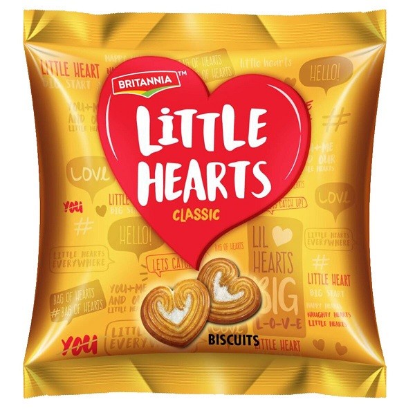 

siap kirim] Little Hearts Classic Britannia Biscuit / Biskuit India Bentuk Hati