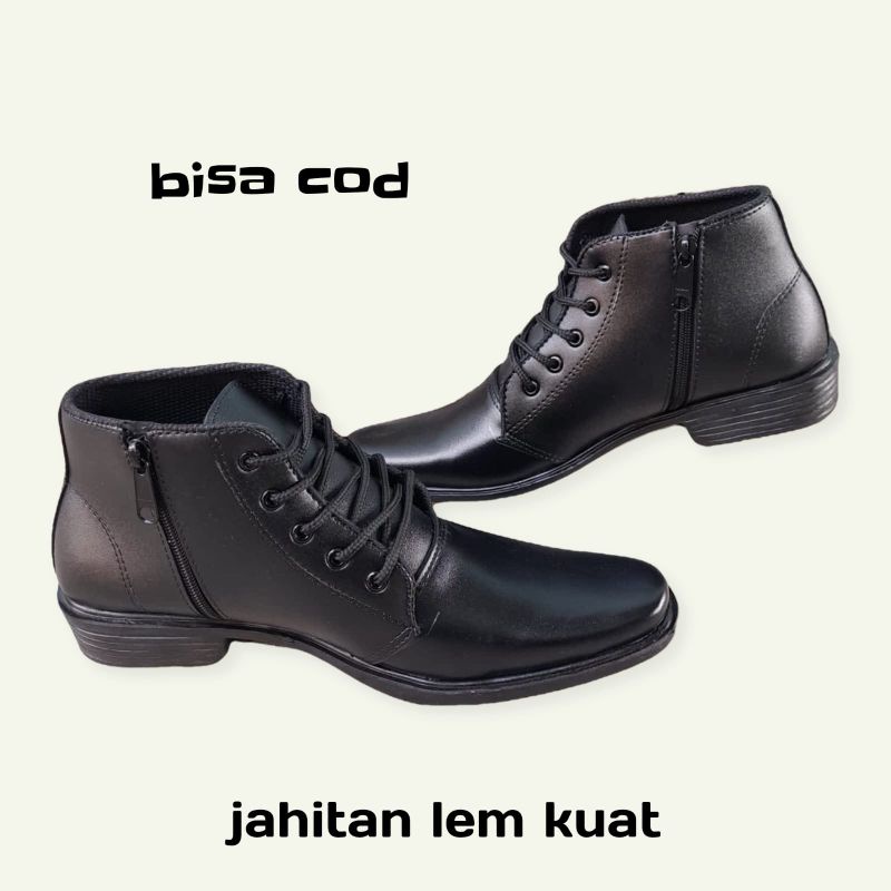 Sepatu pria pdh tali sreteng / sepatu dinas/ sepatu kerja/ sepatu satpam/ sepatu security/ sepatu TNI Polri/ sepatu formal/ sepatu boots