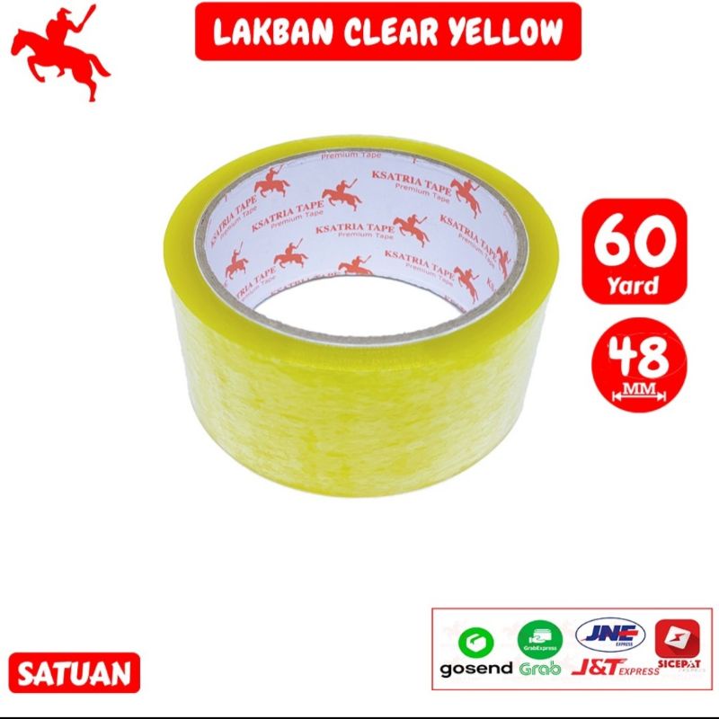

Lakban Bening Yellow 60yard 48 mm