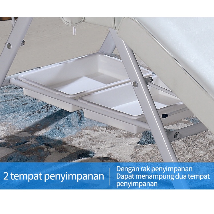 Tempat tidur kecantikan lipat multifungsi/ tempat tidur pijat/ Tempat tidur tubuh kosmetik mikro/ tempat tidur tato