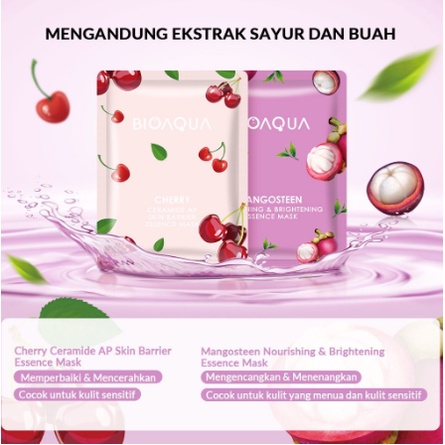 BIOAQUA sheet mask FRUIT SERIES | Hydrating Essence face Mask Brightening Moisturizing skin care anti aging