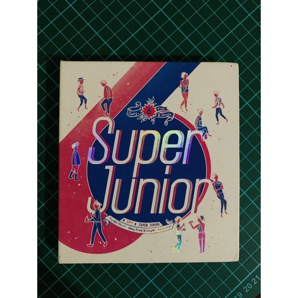 album only super junior Sexy Free & Single repackage ver / leeteuk / heechul / yesung / kangin / sun