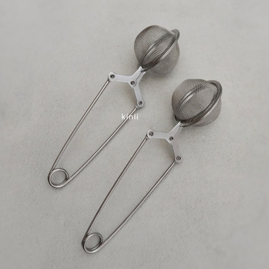 tea ball strainer infuser stainless steel saringan teh