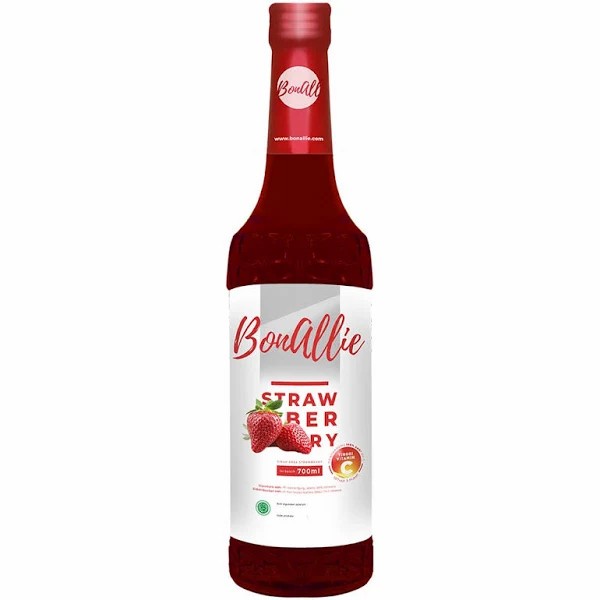 

Bonallie Premium Strawberry Puree Syrup 700mL Bonelie Sirup Strawberry