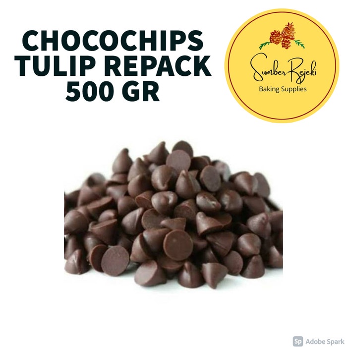 

~^~^~^] Chocochip Tulip Tulip Dark Compound Chocolate Chips 500 GR /500 gr