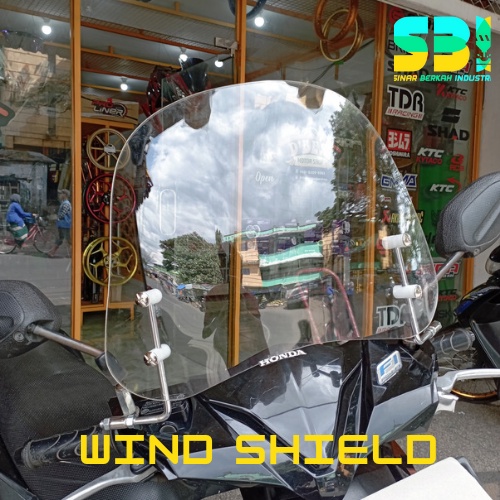 Jual Windshield TEBAL 3mm Model Universal Ukuran Sedang Bisa Untuk ...