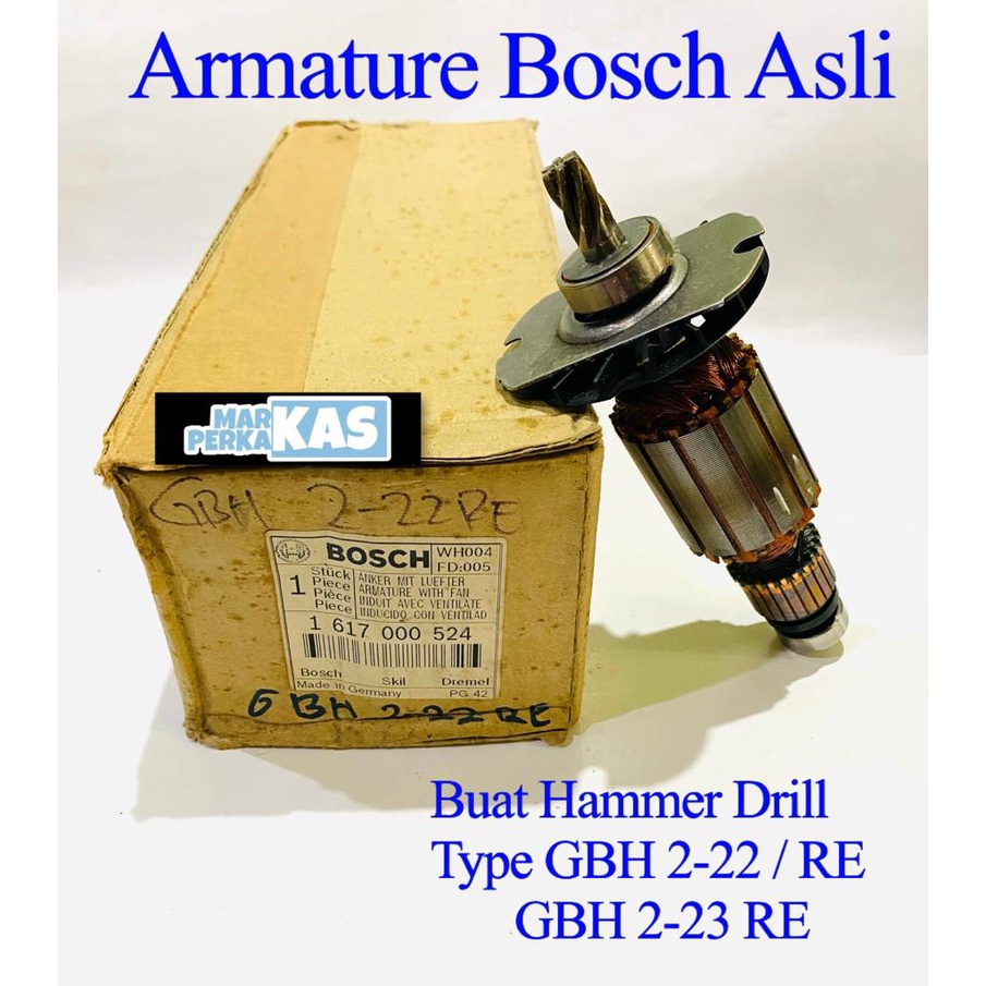 Bosch Armature GBH 2-22 / GBH 2-23 RE Asli
