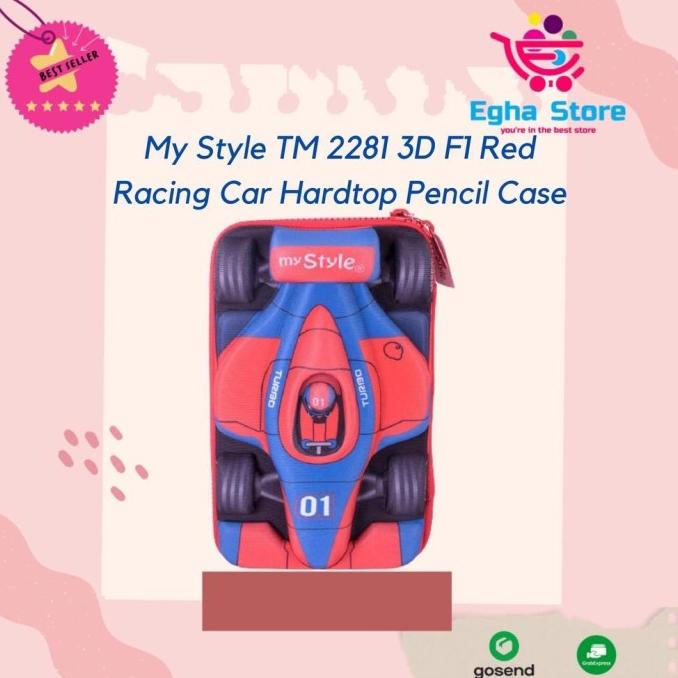 

ASLI TEMPAT PENSIL MY STYLE 3D F1 RACING CAR HARDTOP PENCIL CASE UH654OIK