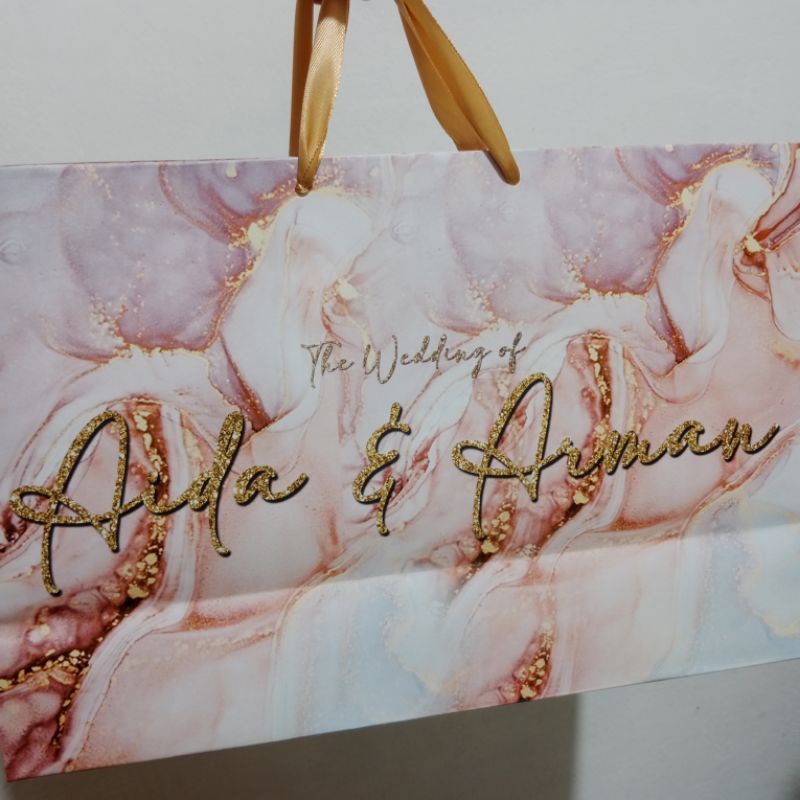 

Paperbag IDUL FITRI BRIDESMAID MARBLE