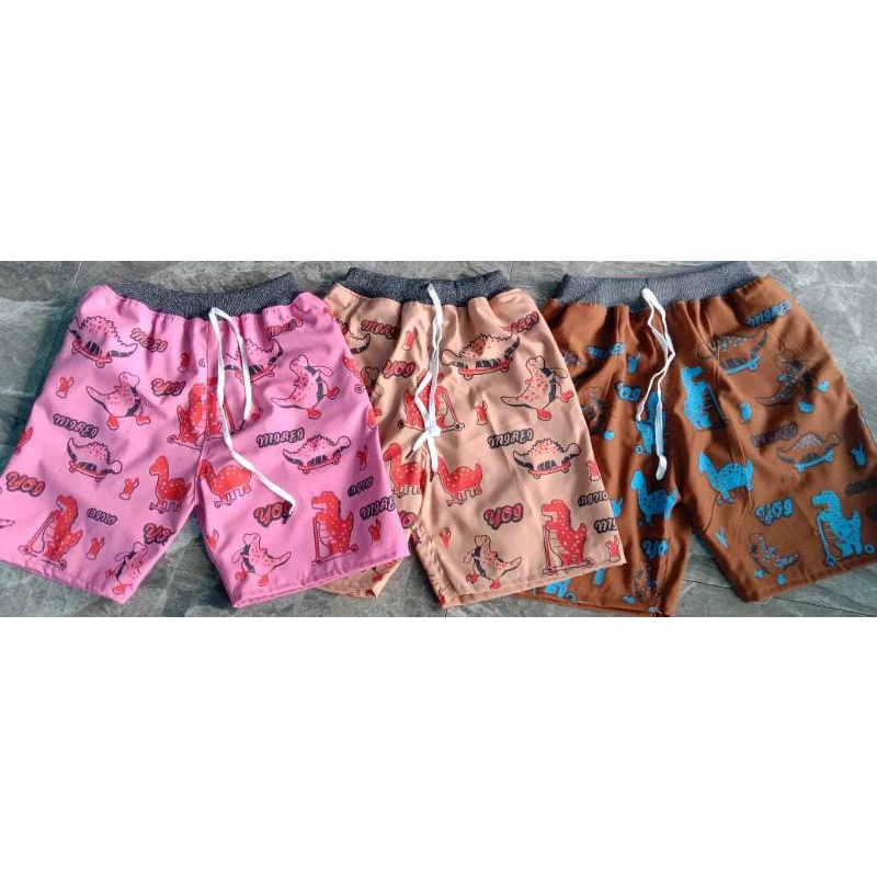 TERSENYUM KAU DEK!! (PROMO 100 RB DAPAT 10) Celana Pendek Anak Laki-Laki Motif Usia 2-12 Tahun COD