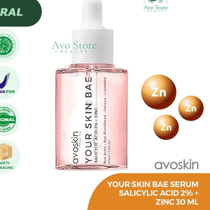 ♣ Avoskin YSB serum Salicylic Acid 2% + Zinc 30ML [ Eksfoliasi / Exfoliating ] ➪