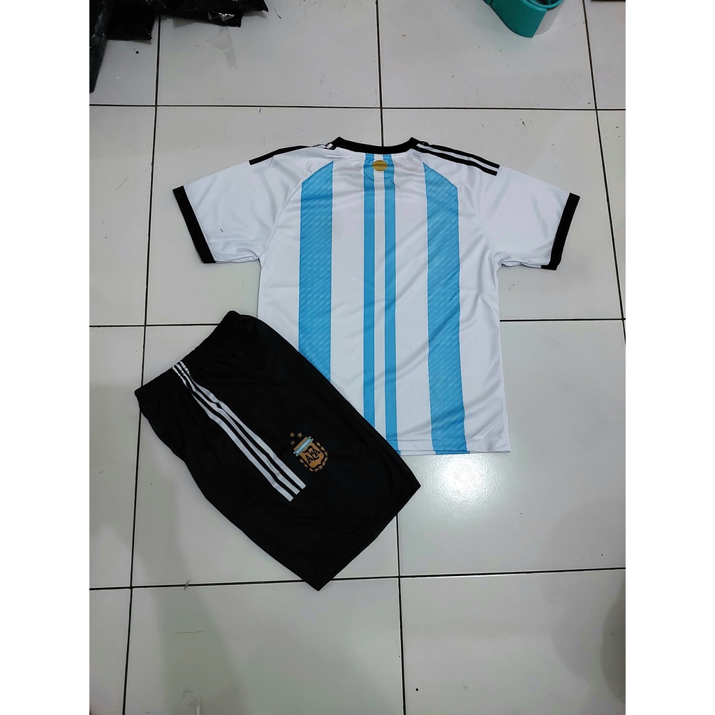 JERSEY ARGENTINA/SETELAN BAJU BOLA MESSI ARGENTINA USIA 2-12THN