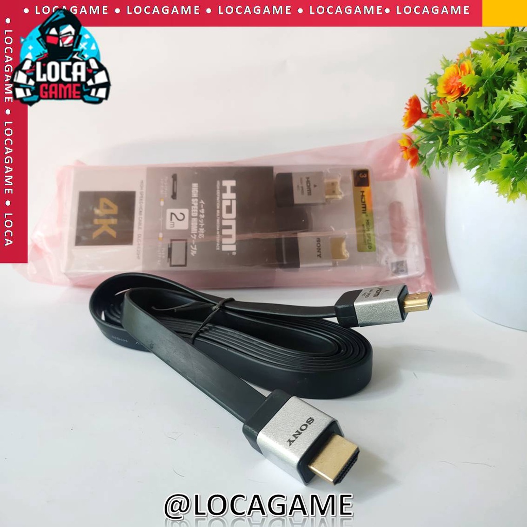 KABEL HDMI HIGH SPEED HDMI RESOLUSI 4K MERK SONY UNTUK PS3 PS4 PS5 DLL