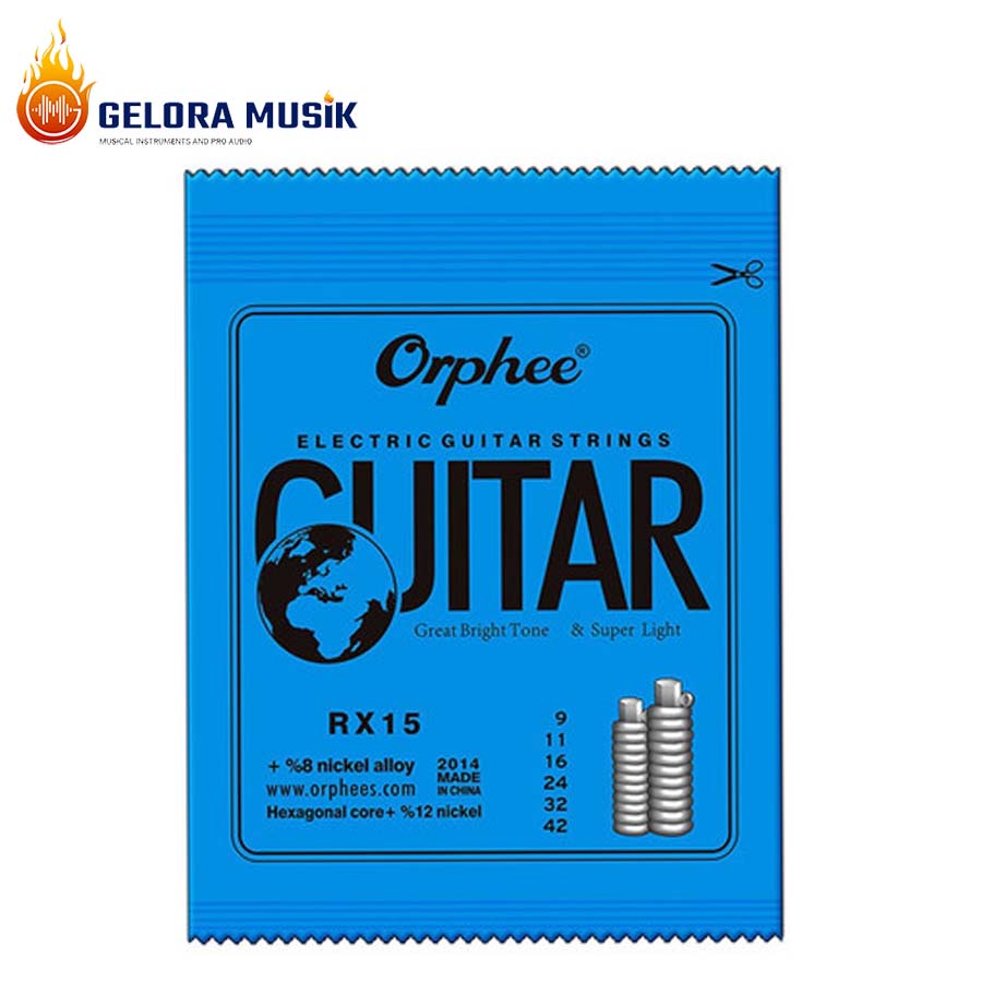 Senar Gitar Elektrik Orphee RX15
