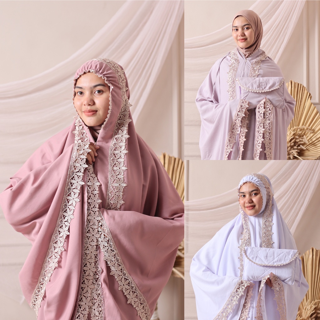 Mukena Dewasa | Mukena Katun Renda Syahira Terbaru