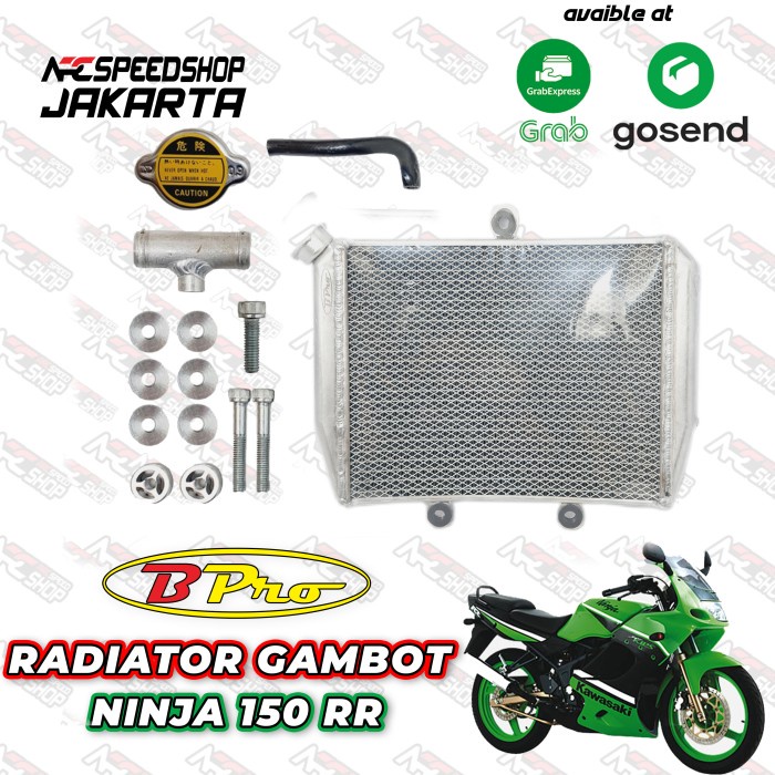 Radiator Bpro Gambot Kawasaki Ninja 150 / Rr Gambot Radiator Ninja Rr #Original