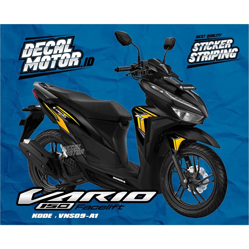 Striping Lis Stiker Hologram Vario  - Stiker Striping Honda Vario New 125-150 - Aksesoris Motor Lis 
