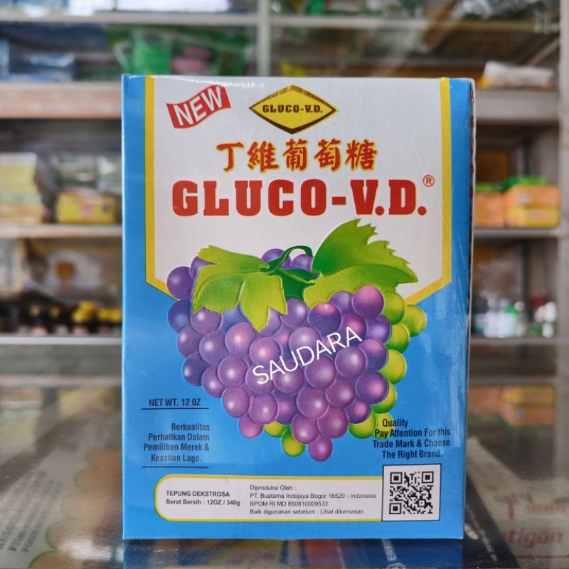 

GLUCO-VD Glukosa Gula Anggur isi 340 gram