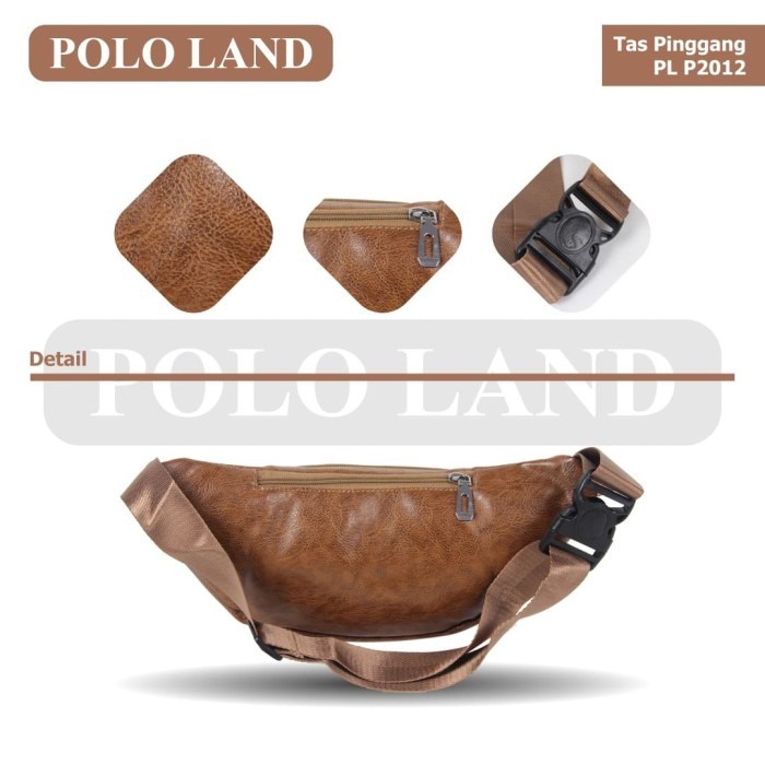 [KLIKTAS] Tas kulit pinggang Pria impor - PL P2012 - waist bag Leather