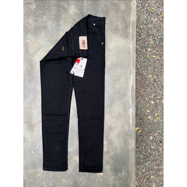 Celana jeans pria jeans panjang hitam pensil softjeans streeth melar