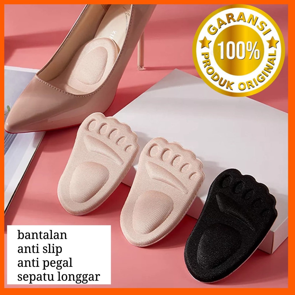 INSOLE KAKI DEPAN BANTALAN SEPATU SOL SEPATU HEELS BUSA ANTI KAKI DEPAN PEGAL ALAS SEPATU LONGGAR