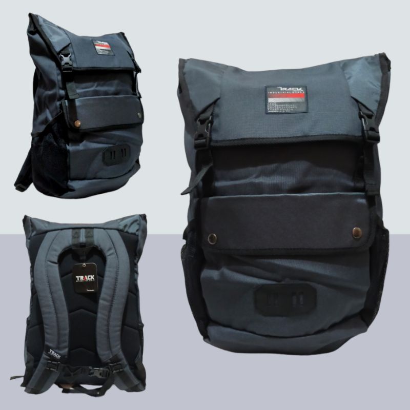 Tas ransel laptop vintage - daypack - backpack - Track by Tracker 79TR065  original free rain cover