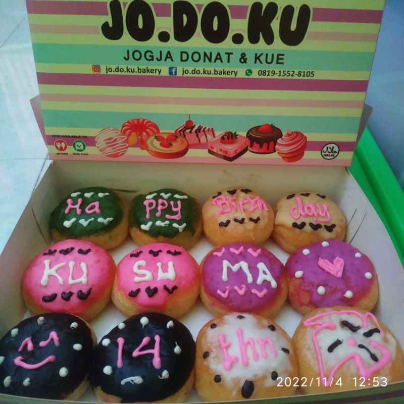 

Donat Ulang Tahun Ultah isi 12