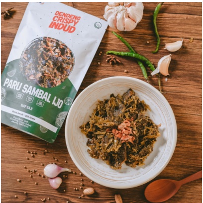 

Dendeng Indud Paru Sambal Ijo 250 gram / Crispy