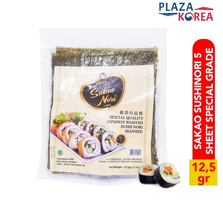

Grosir ー TOKINORI SAKAO NORI SPECIAL GRADE SEAWEED 5 SHEET - RUMPUT LAUT ✿