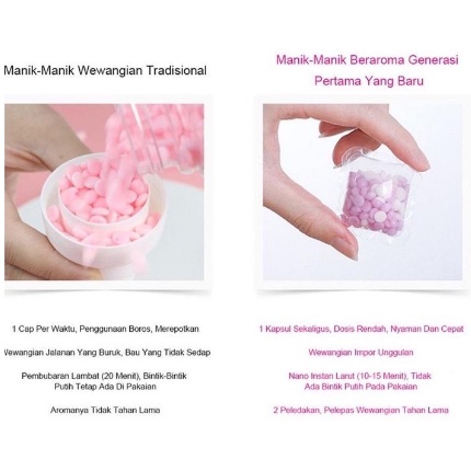 Pewangi Laundry / Pelembut Softener Baju / Pakaian / Cucian / Laundry Gel Ball Butiran Manik grosir