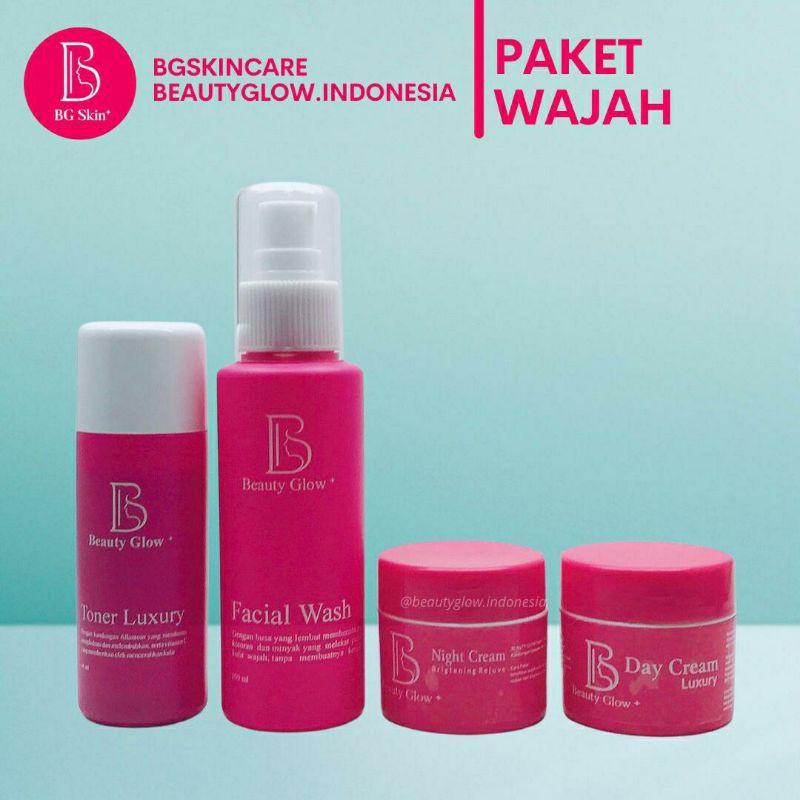 Ready!!! BG SKIN BEAUTY SKINCARE PAKET WAJAH ( FREE SABUN VINCY)