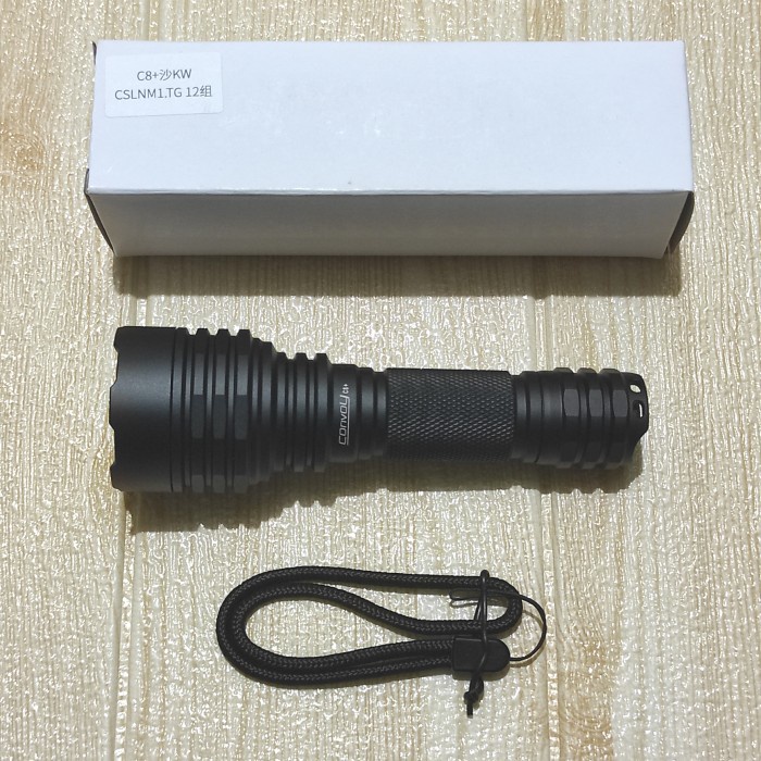 Senter Convoy C8+ Osram Kw Cslnm1.Tg 1100 Lumen 6500K Driver 12 Grup 5A