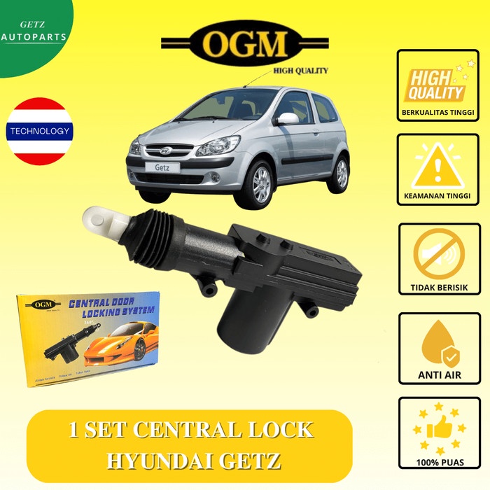 Central Lock Sentral Lock Central Door Lock System Centrallock Komplit 4 Pintu  Kunci Mobil Hyundai 