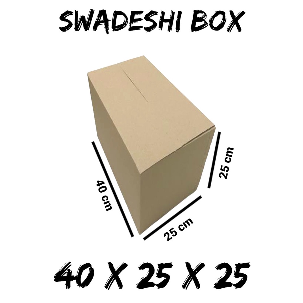 

kardus/karton/box uk. 40x25x25 cm untuk packing singlewall polos