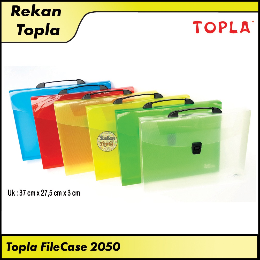 

File Case 2050 Map tenteng Topla Map TK Map Dokumen Tas Plastik Map Anak Sekolah / FC 2050