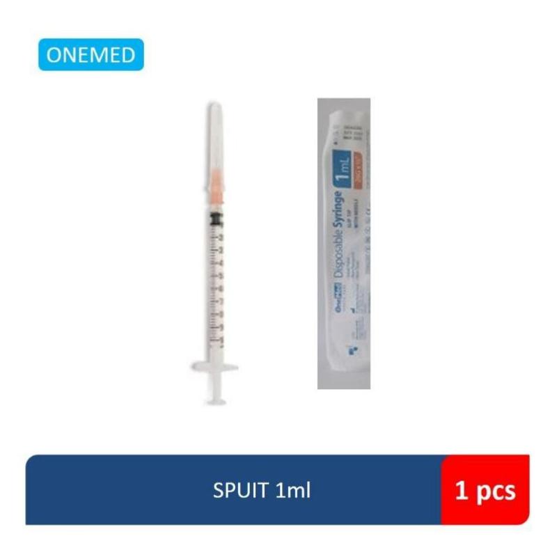 Suntikan Syiringe Spuit kecil Ukuran 1 cc / ml  jarum suntik kucing ayam kelinci Dll