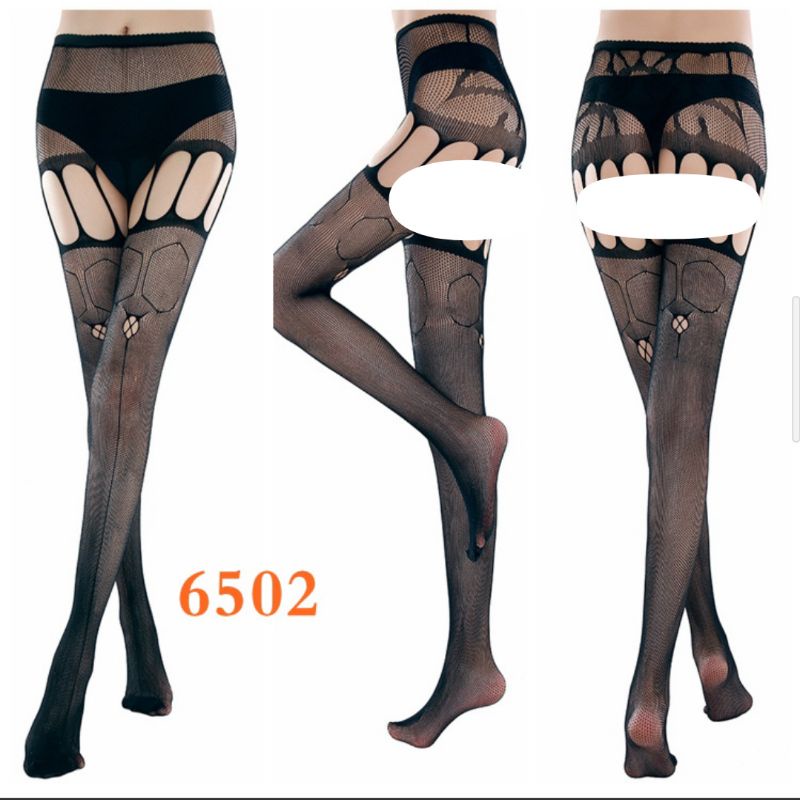 Aneka Stocking jaring halus motif women sexy garter halloween transparant