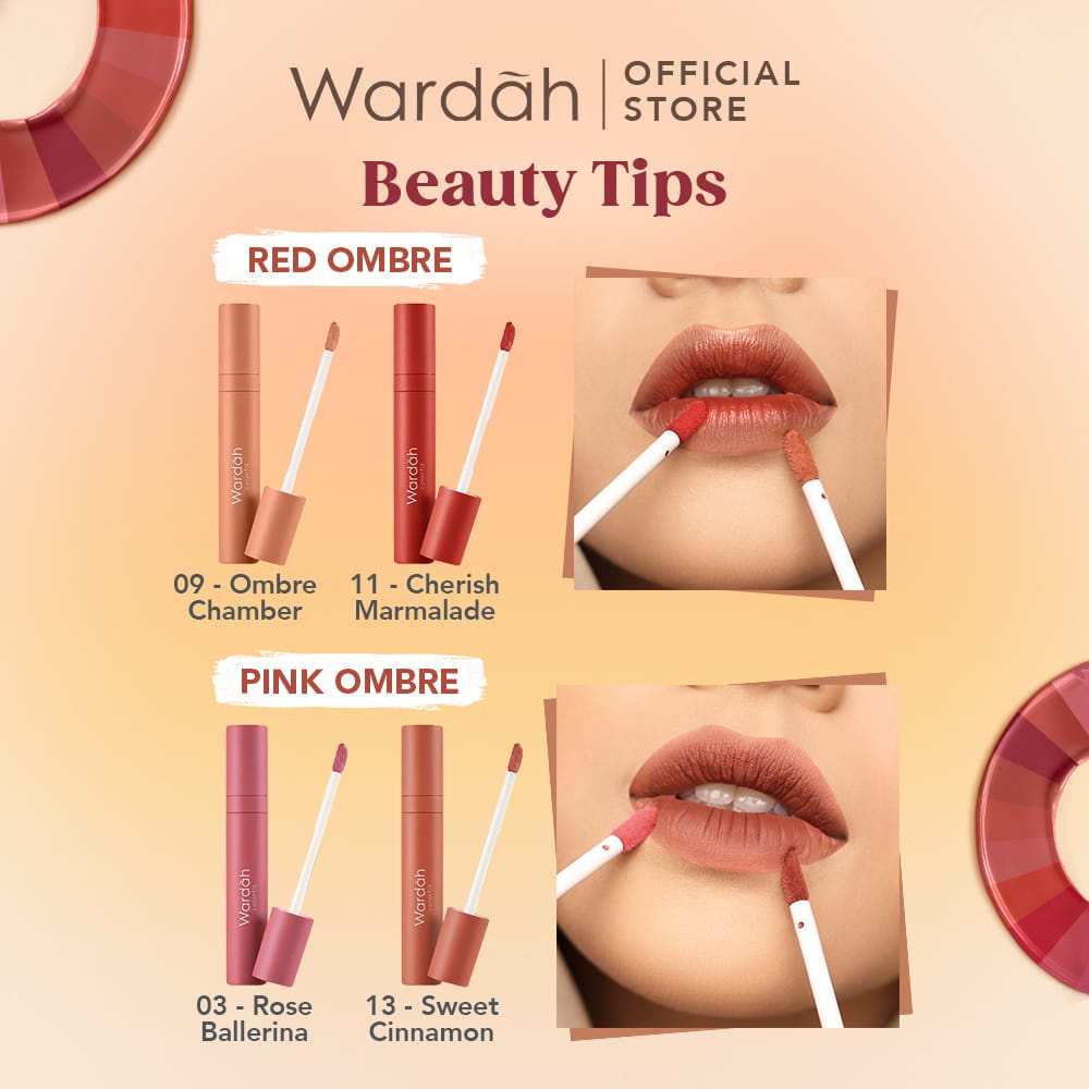 Wardah Colorfit Velvet Matte Lip Mousse | Lip Cream Nyaman dan Lembab Matte Finish