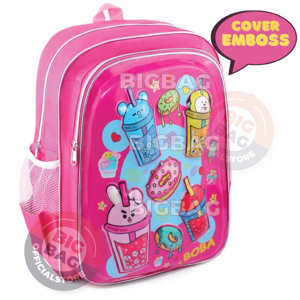 RTM - Tas Ransel Anak RANSEL TIMBUL EMBOSS  - RANSEL BOBA RANSEL DONAT RANSEL EMBOSS - RANSEL BOBBA - TAS BOBA ANAK SEKOLAH - Tas Sekolah Anak - Tas Anak Sekolah Tas Anak SD Tas Anak TK Promo Diskon Termurah Terlaris Terbaru Best Seller