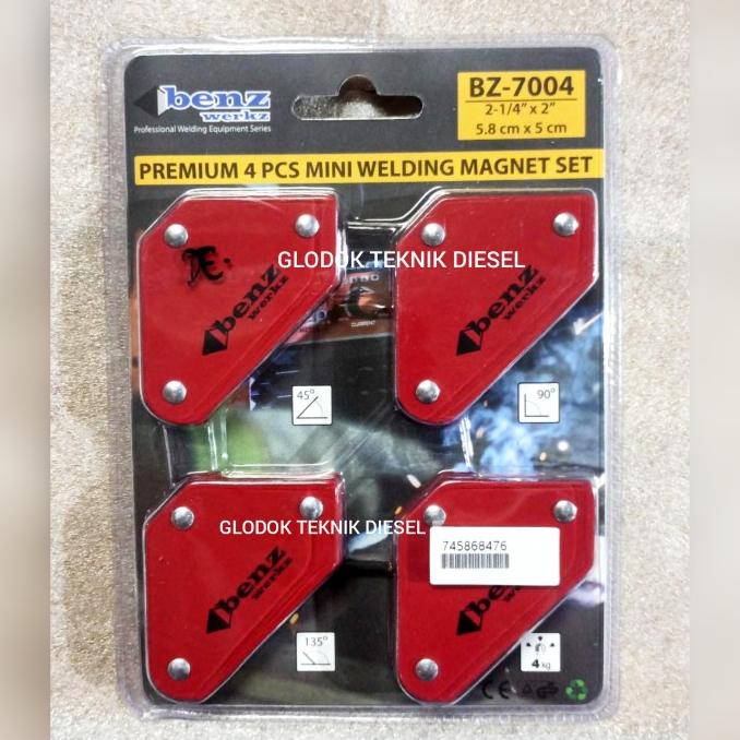 BEST SALES SIKU MAGNET MINI WELDING 2 INCH 2" HOLDER ARROW 4 PCS TERBAIK ORIGINAL PENGIRIMAN CEPAT