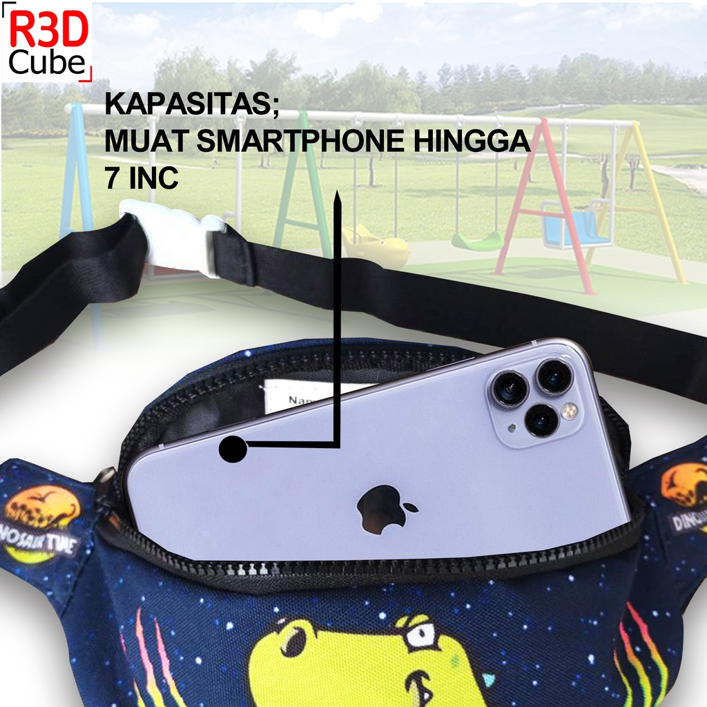 Diaper bag dan tas pinggang anak paket bundling lebiih murah dan hemat MOJI 2