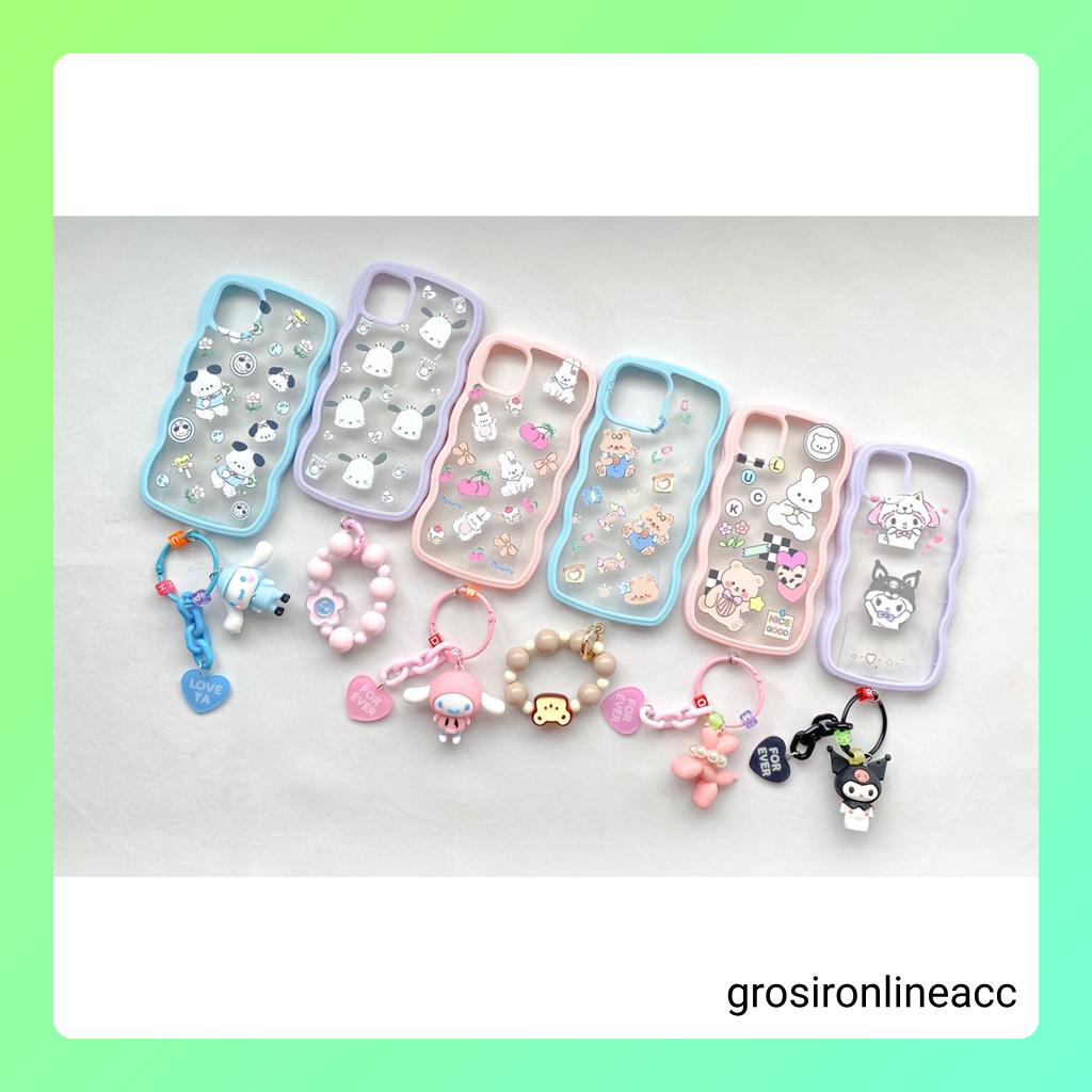 Softcase Motif karakter For Iphone 7+ 8+ Plus X Xs Xr Max 11 12 13 14 Pro Max 14+ 14Plus HH36 DY